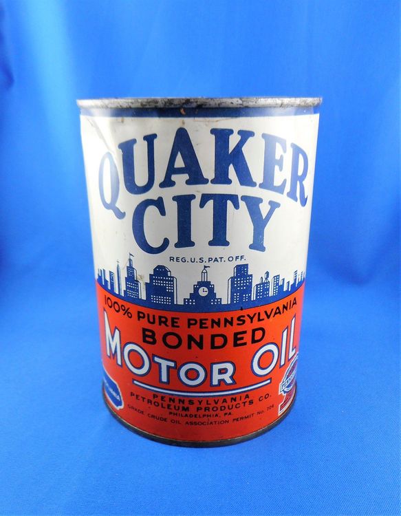 Quaker City Motor Oil Can Vintage Retro Kaufen auf Ricardo