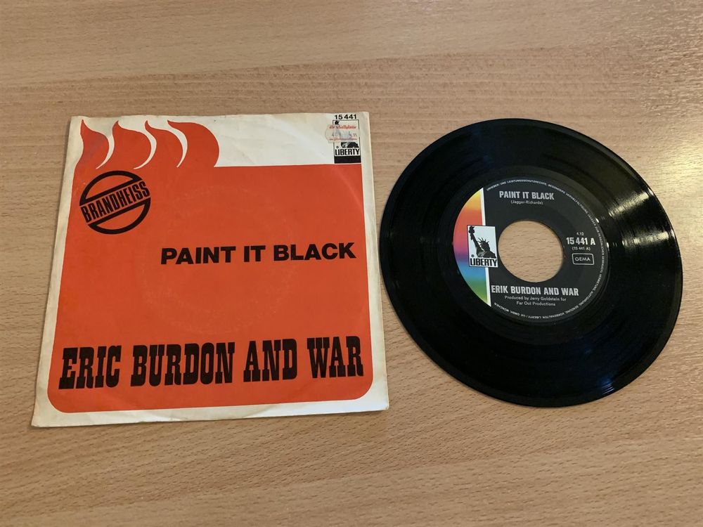 ERIC BURDON AND WAR PAINT IT BLACK, Sg Kaufen auf Ricardo