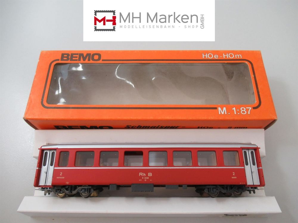 Bemo RhB B 2458 Personenwagen DC H0m | Kaufen Auf Ricardo