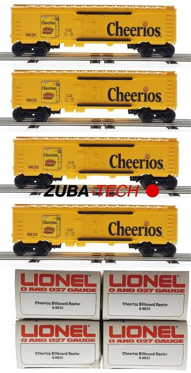 Lionel 6-9832 4x Kühlwagen Cheerios 1