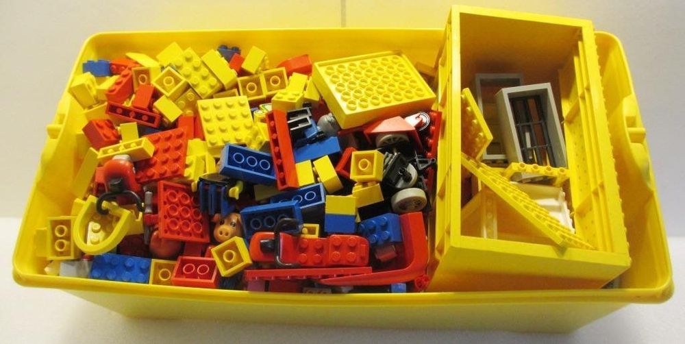 2,2kg Legobox mit Technik / divers, (2) 1