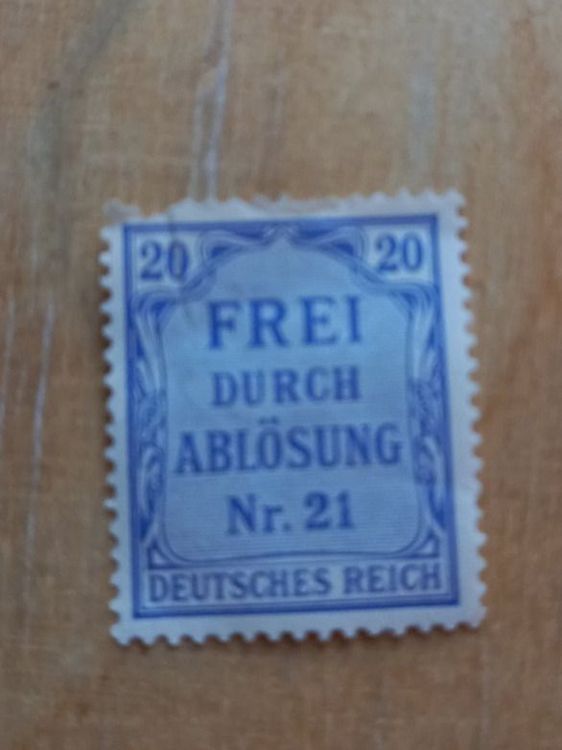 Briefmarke Deutsches Reich 1