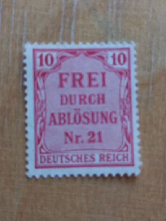 Briefmarke Deutsches Reich 1