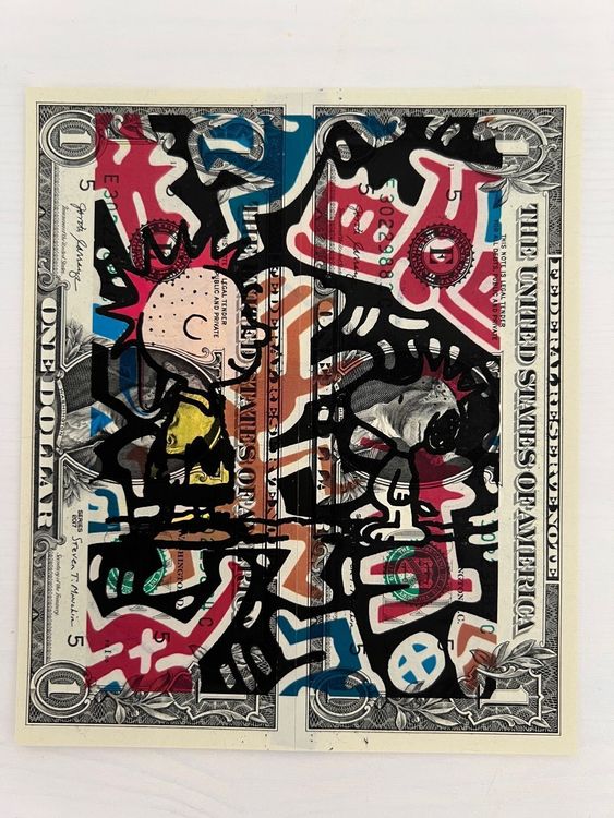 DEATH NYC « Snoopy & Keith Haring auf Dollar Selten 1