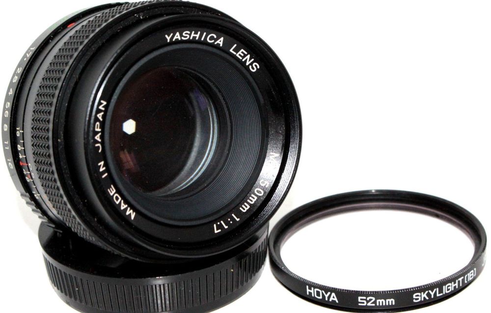 YASHICA ML  1.7 / 50 mm + HOYA-Filter 1