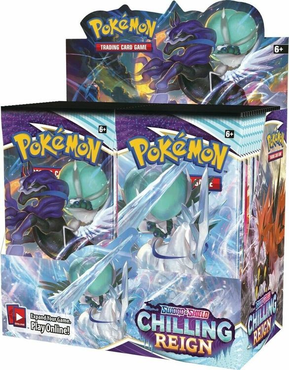 Pokémon Chilling Reign Booster Display 1