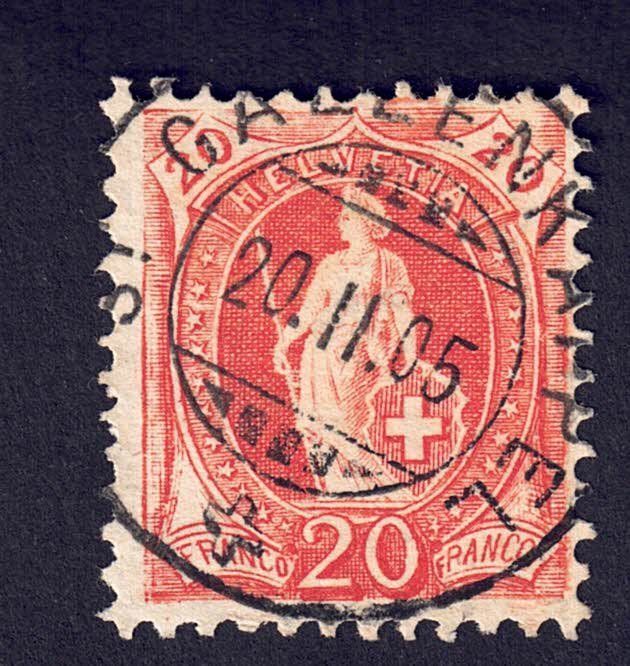 1900, Nr. 66E, Vollst. St. Gallenkappel 1