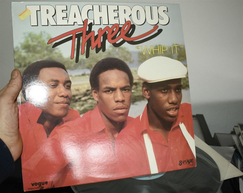 Treacherous Three – Whip It 1983  EX-/EX 1