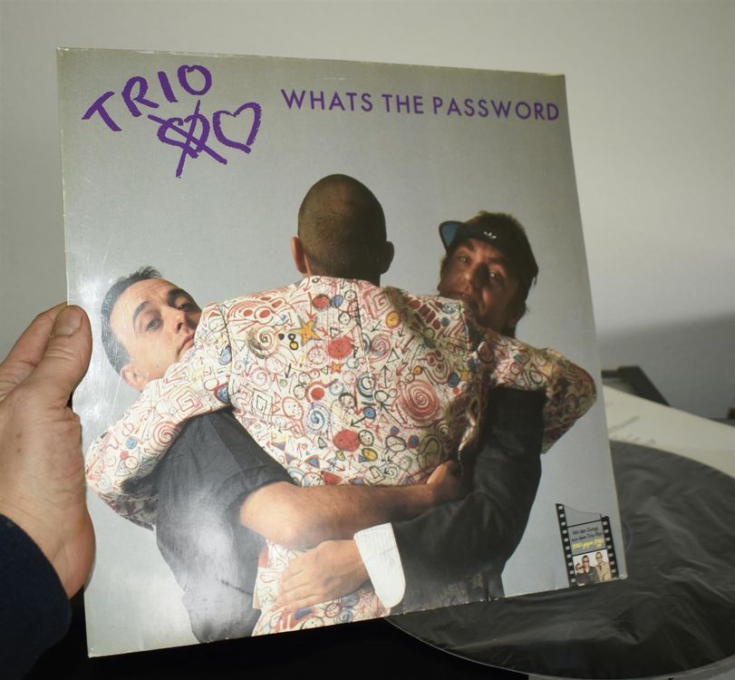Trio – Whats The Password  m/OIS LP 1985 1