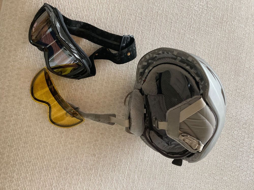 ZHky Helm-Brillen-Clip Für Ski & Rad - Universal Halterung Aus ABS