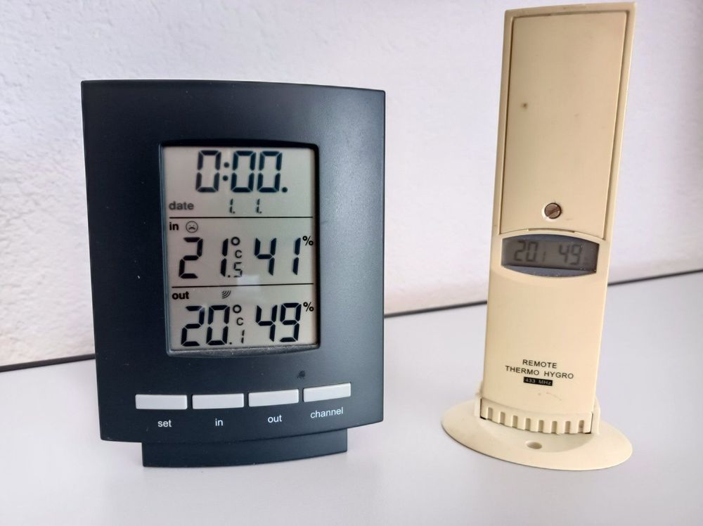 wetterstation mit au�ensensor toom