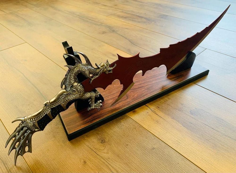 Messer Drachen Sammler in ROT 62cm XXL 1