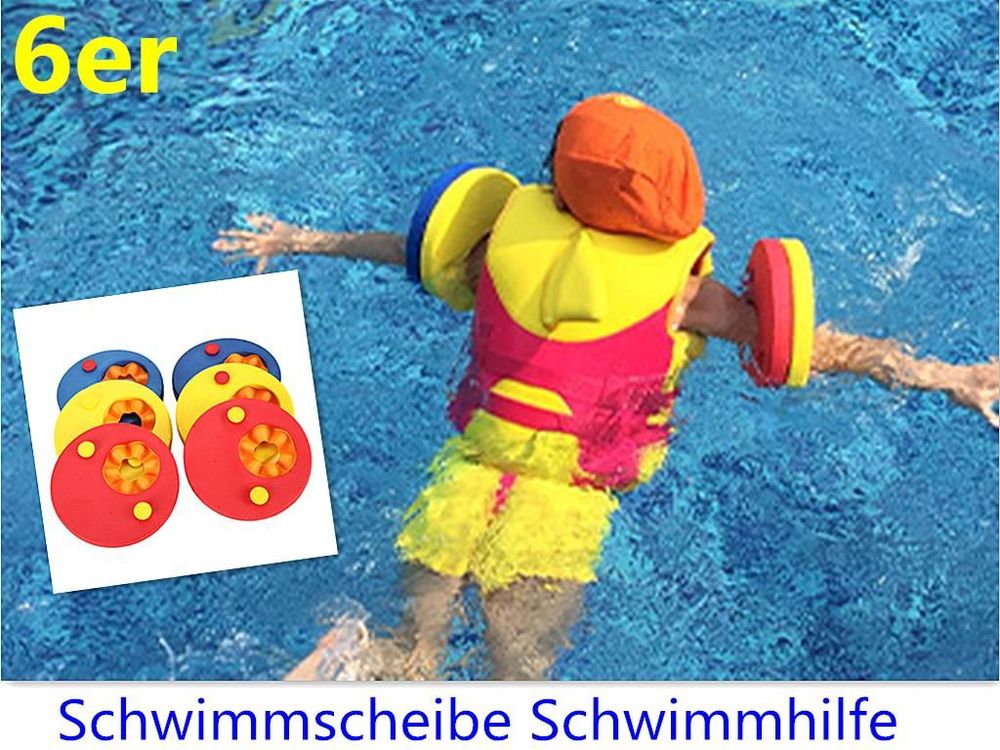 6 tlg Schwimmhilfe Schwimmscheibe f. Kid 1