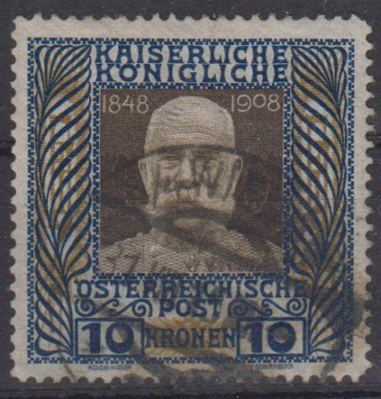 Österreich 1908: 10 Kr. Franz Josef 1