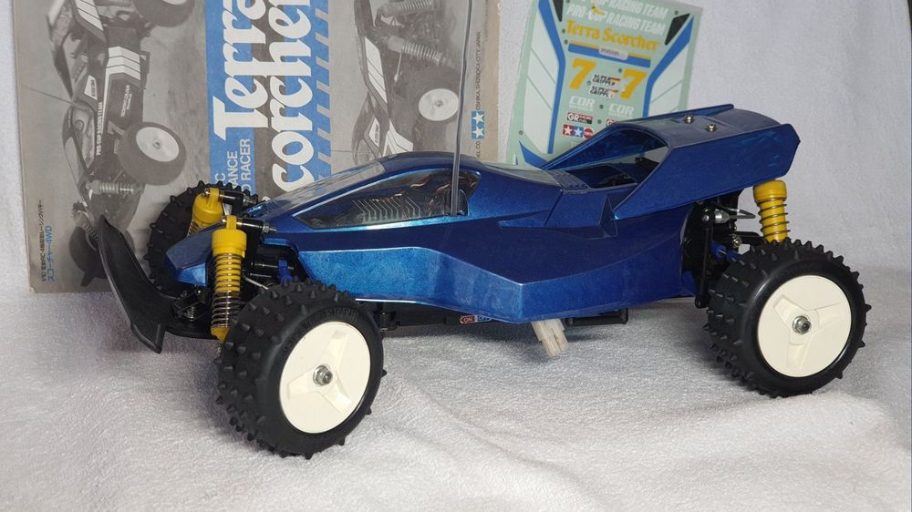 Adesivi Vintage Terra Scorcher Per Tamiya Schumacher - Scegli Il Colore Scala 1:10