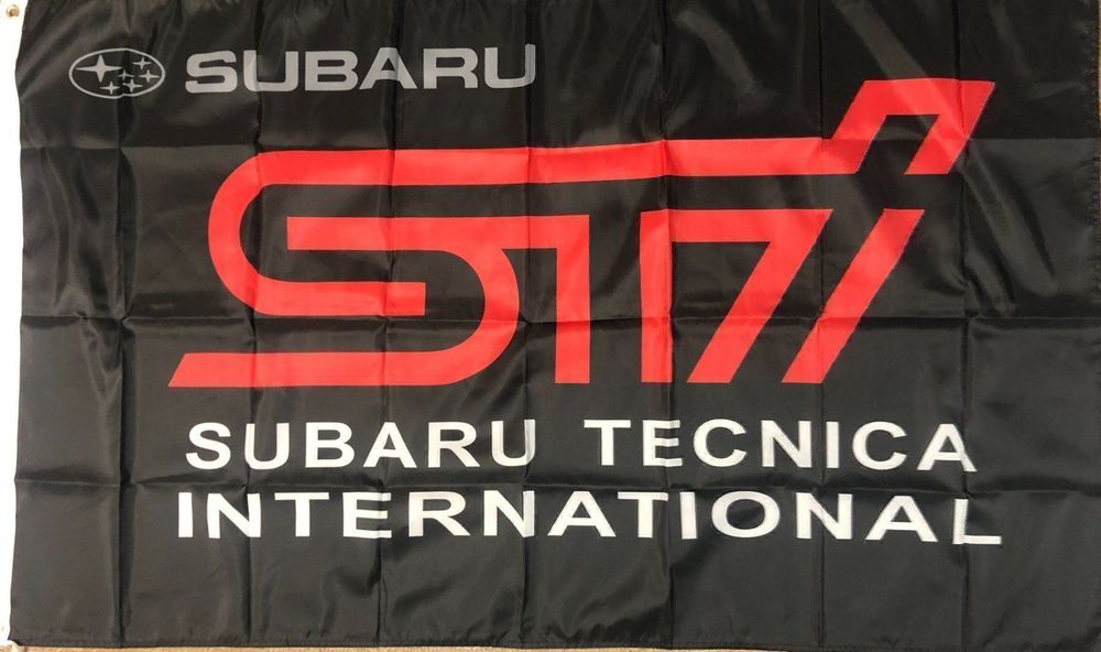 Subaru STI Fahne 150 x 90 cm Drapeau 1