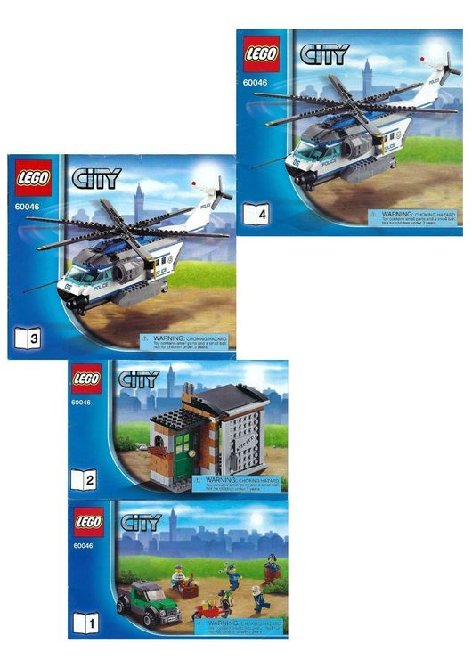 LEGO 60046 City - Polizei Helikopter Überwachung 1