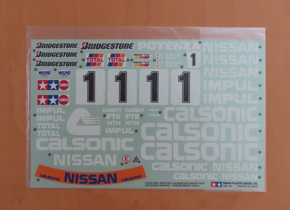 Tamiya RC Decal 50430 CALSONIC Skyline GTR 1991 Kaufen auf Ricardo