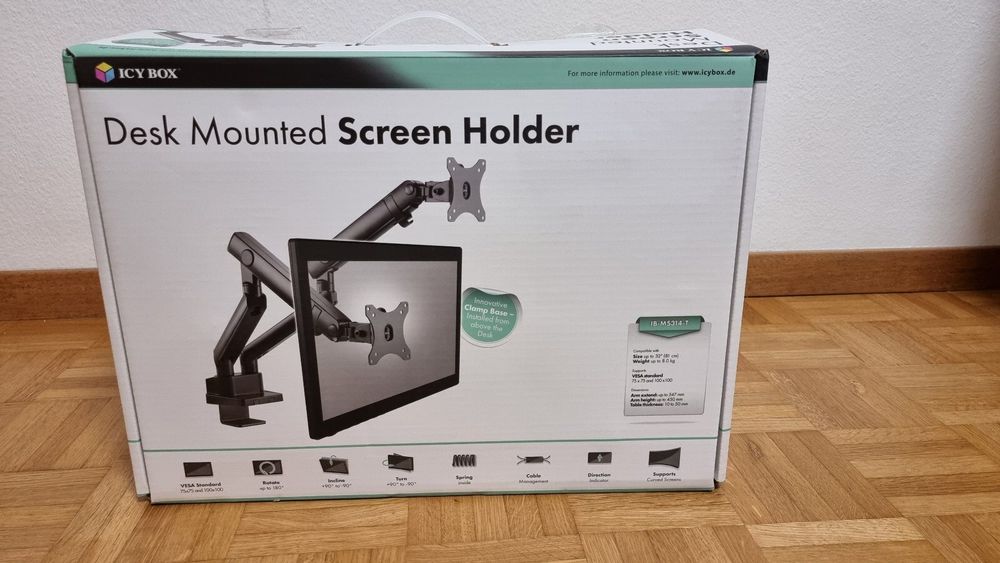 Monitor Arm Icy Box IBMS314T Kaufen auf Ricardo