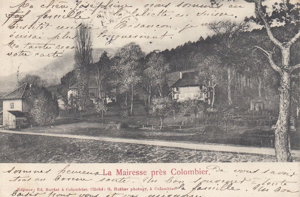 La Mairesse NE  pr s Colombier en  1905 Kaufen auf Ricardo