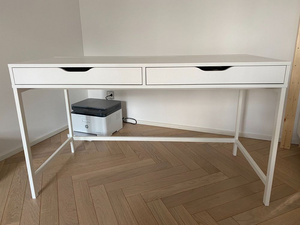 Schreibtisch Weiss Alex Ikea (131/60/77) Kaufen auf Ricardo