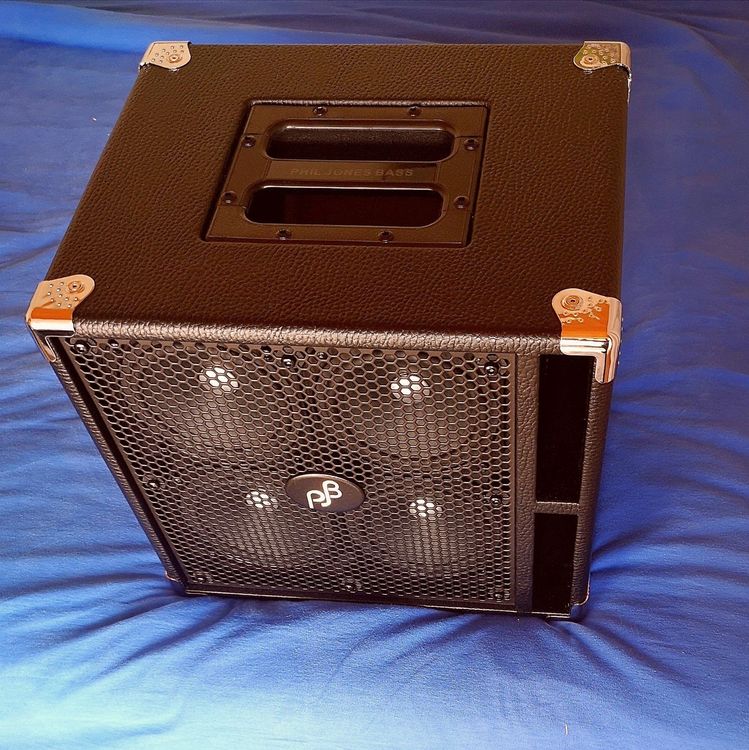 phil jones piranha c4 bass cabinet bk