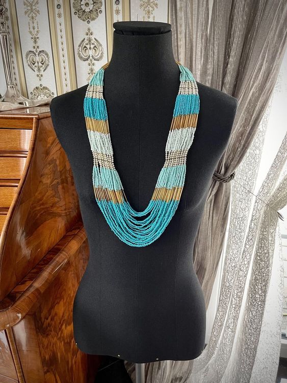 Antike Afroamerikanischer Halskette N°53 1