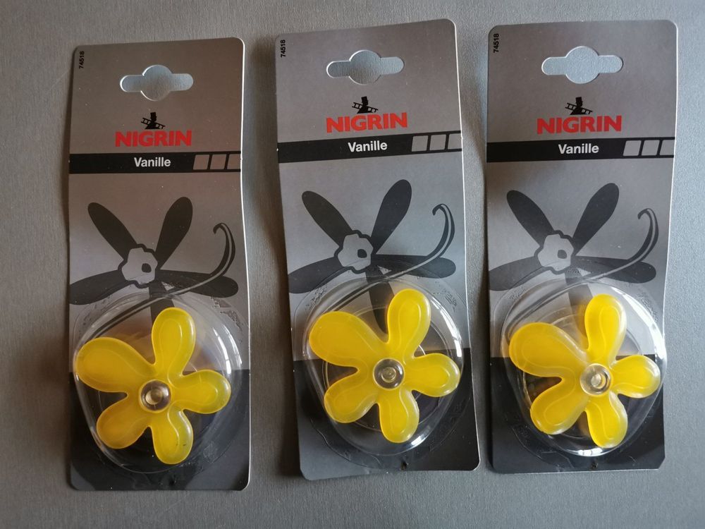 3 x Lufterfrischer, Raumduft Vanille, mit Saugnapf, AKTION | Comprare