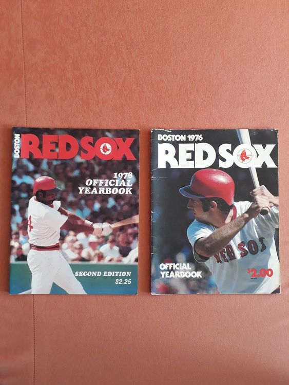 BOSTON RED SOX 1976 YEARBOOK SECOND EDITION NEW 