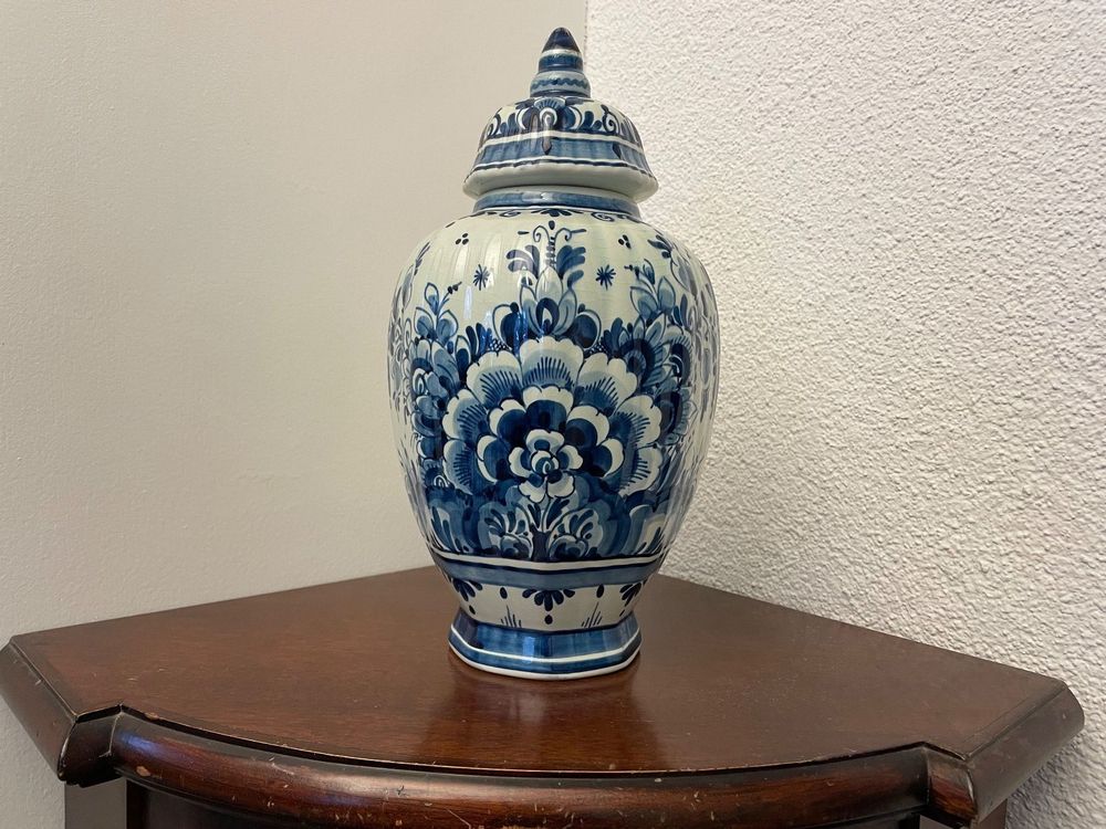Original Delftvase, handgemalt Kaufen auf Ricardo
