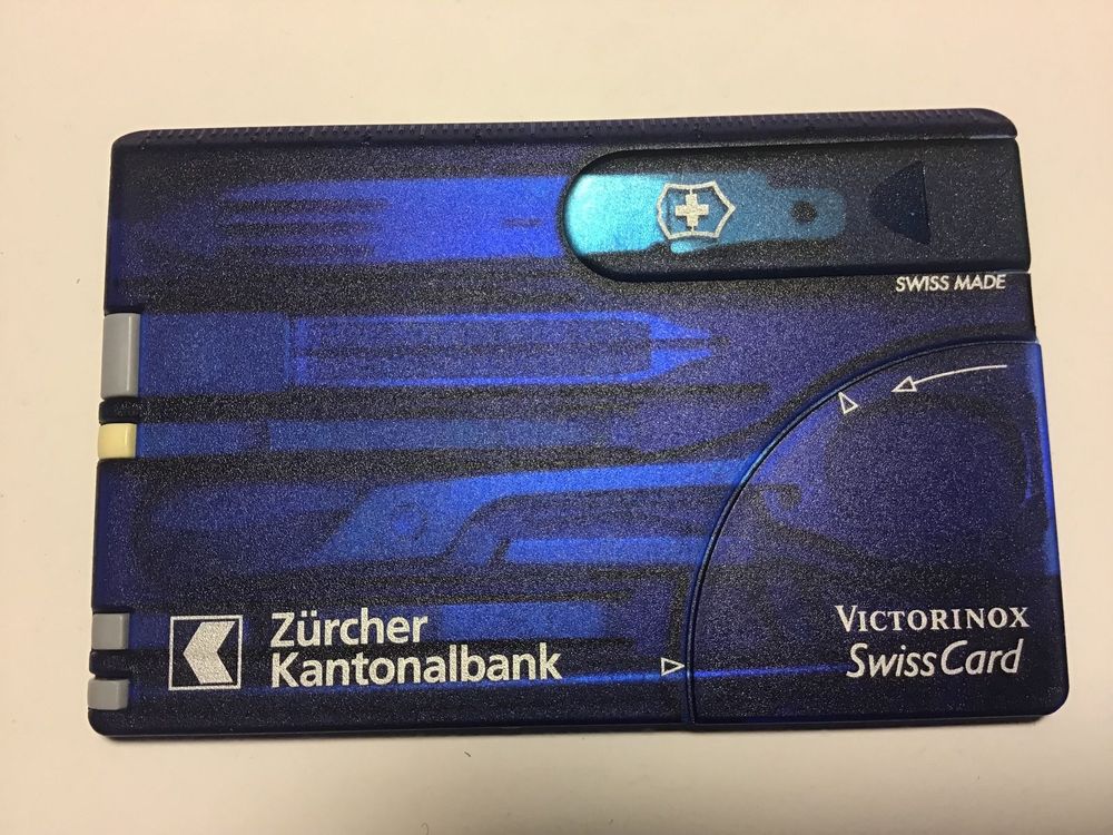 Victorinox SwissCard ZH KANTONALBANK ZKB Kaufen auf Ricardo