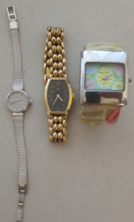 Lot 3 montres Dame, Tissot/Urech, Quartz | Acheter sur Ricardo