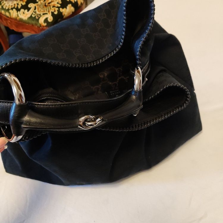 ⭐GUCCI GG Canvas Large Horsebit Hobo Bag Acheter sur Ricardo