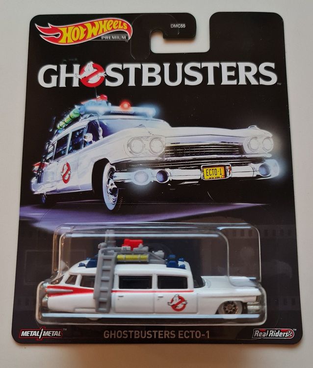 Hot Wheels Ghostbuster Ecto-1 with Real Riders