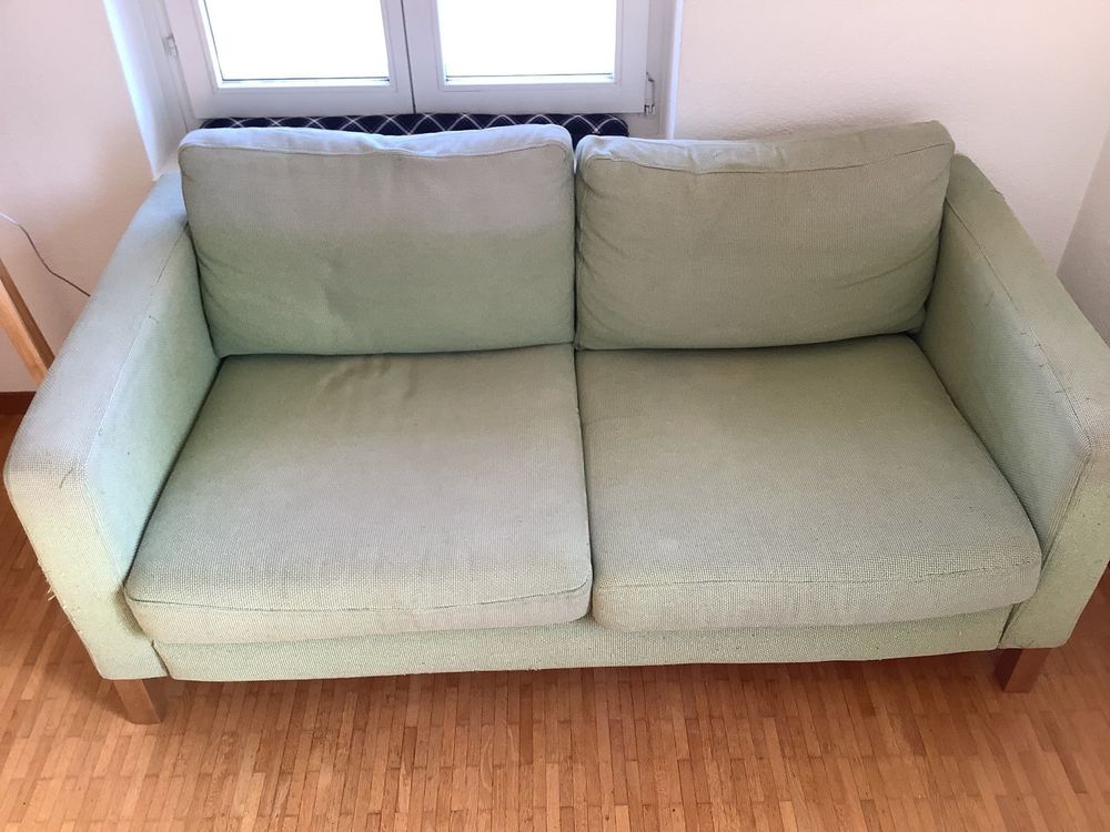 Ikea Karlstad 2er Sofa grün Kaufen auf Ricardo