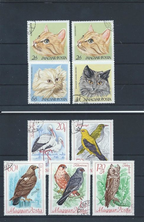 Hongrie 1968 Chats Oiseaux Kaufen Auf Ricardo