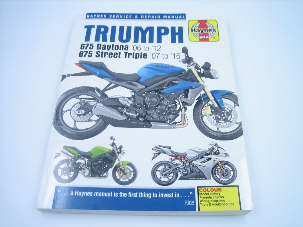 Haynes Werkstatthandbuch Triumph Kaufen auf Ricardo