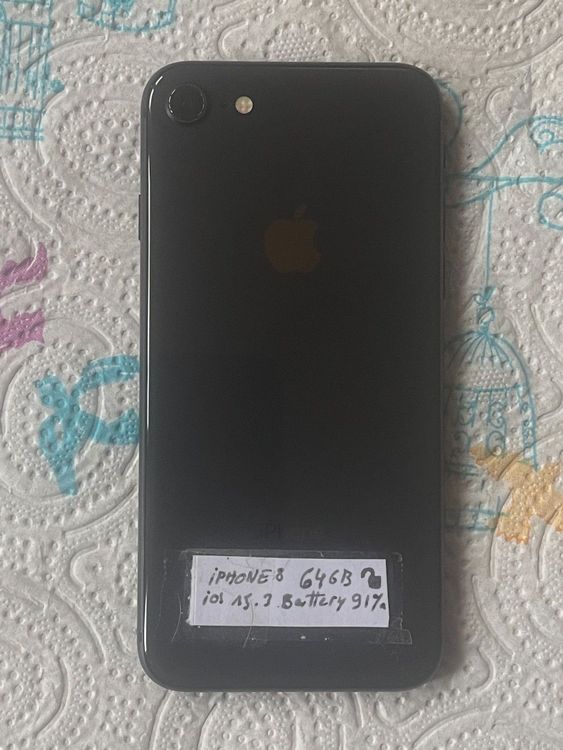 IPhone 8 64 Go Noir - Reconditionné Très Bon État - Testé Et Nettoyé