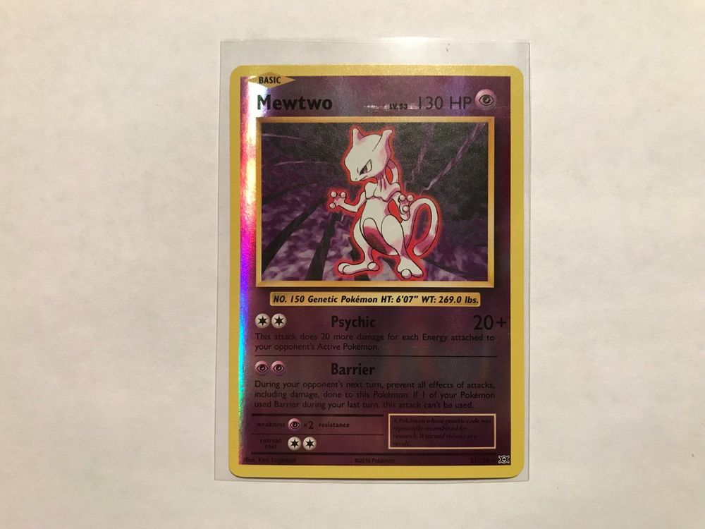 Mewtwo reverse holo XY Evolutions Kaufen auf Ricardo