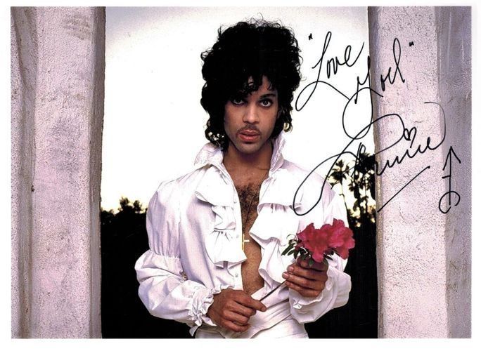 Prince handsigniertes Autogramm 1