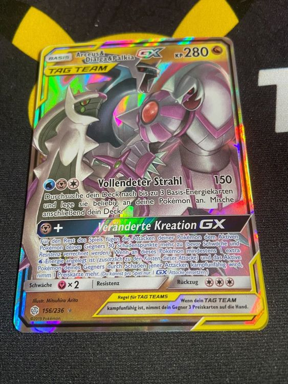 Arceus & Dialga & Palkia GX Tag Team Acheter sur Ricardo
