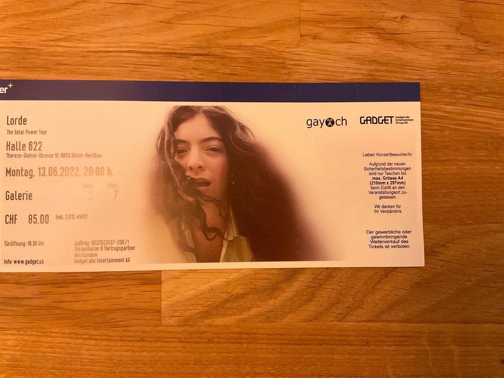 lorde solar power tour tickets