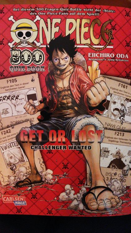 One Piece Manga 33 Bande 1 Quiz Book Kaufen Auf Ricardo