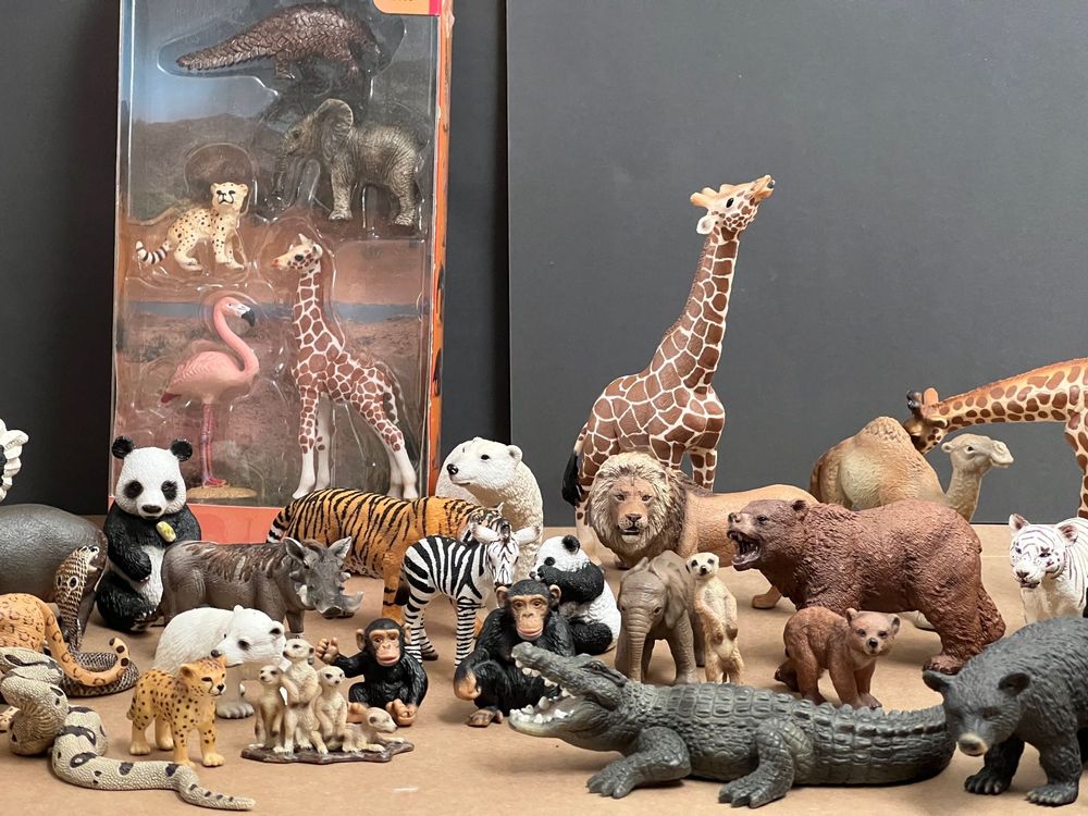 38 neuwertige Schleich Tiere Wild Zoo | Kaufen auf Ricardo