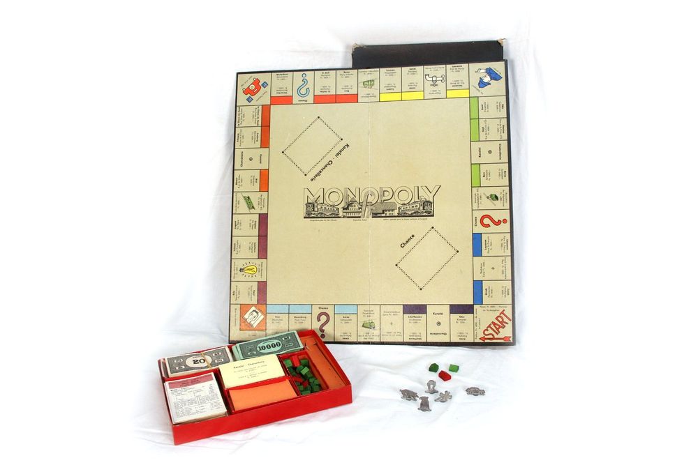 Vintage Monopoly Spiel Schweizer Edition 1