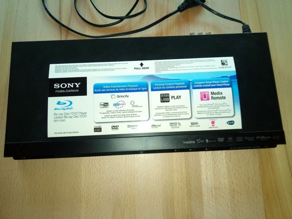 Sony p S380 Blu Ray Disc Dvd Player Kaufen Auf Ricardo