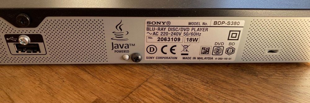 Sony p S380 Blu Ray Disc Dvd Player Kaufen Auf Ricardo