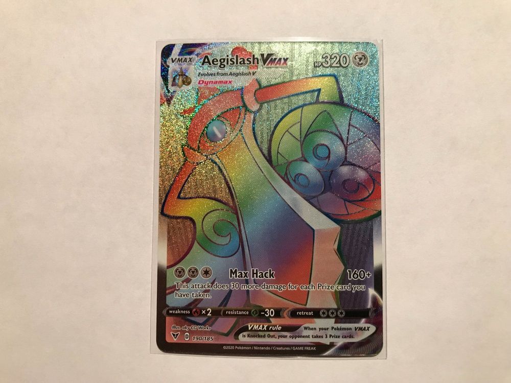 Aegislash Vmax Rainbow EN Kaufen auf Ricardo