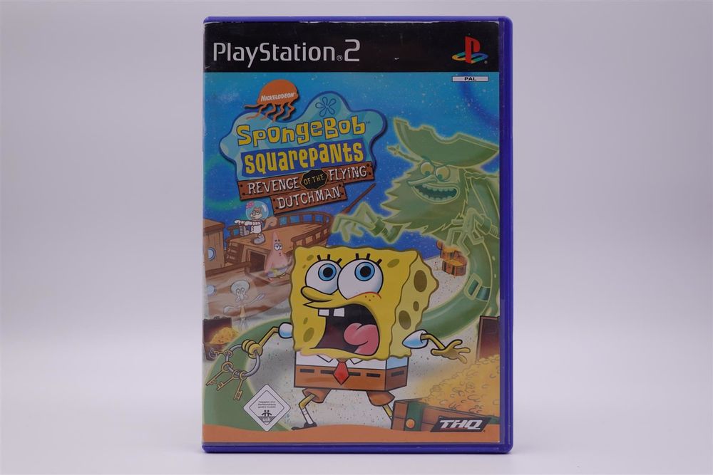 SPONGEBOB SCHWAMMKOPF: DIE Rache Des Fliegenden Holländers PS2 Komplett