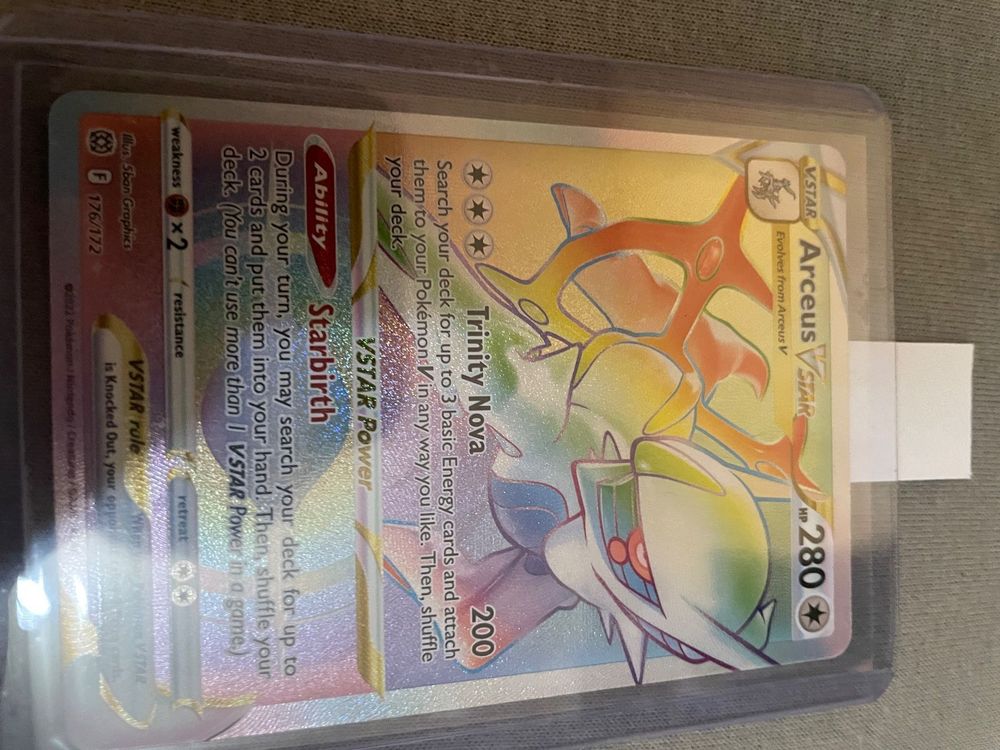 Arceus Vstar Rainbow Rare 176 172 Acheter Sur Ricardo